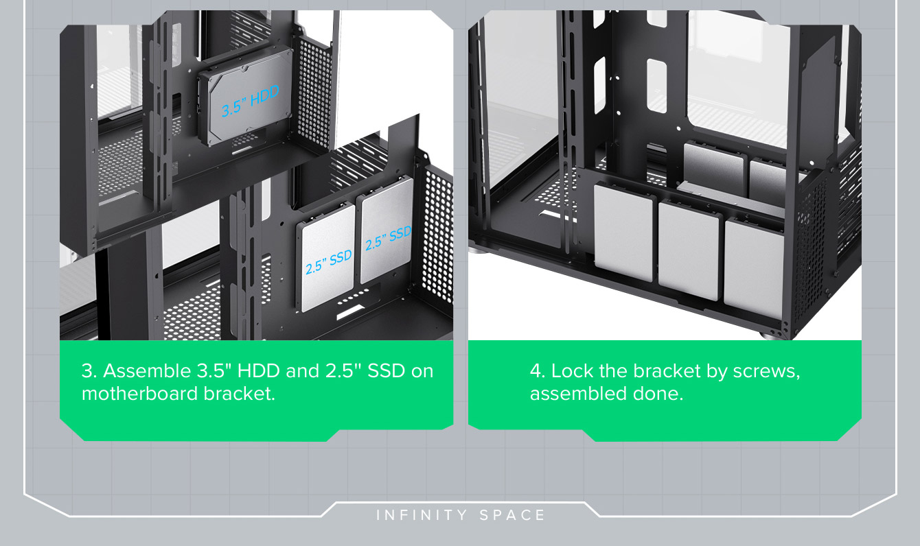Gamemax Infinity BK Black USB3.0 /Type C Tempered Glass ATX Mid Tower ...
